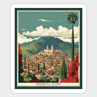 Mazamitla Jalisco Mexico Vintage Tourism Travel Magnet